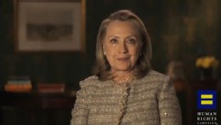 PHOTO: Hillary Clinton is seen in an undated screengrab from a video posted by the Human Rights Campaign endorsing gay marriage.