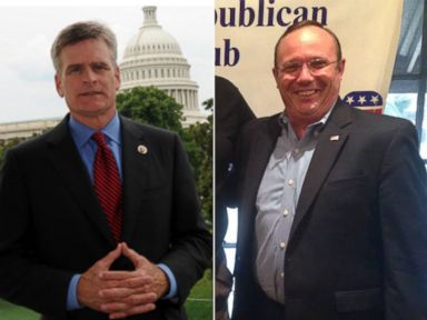 PHOTO: Rep. Bill Cassidy, left, is seen in this undated photo from his Congressional website while Rob Maness, left, is seen in this undated photo from his official Facebook page.