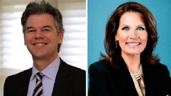 PHOTO: Jim Graves, democratic candidate for Minnesota's 6th district, vies for a seat in the House against Rep. Michele Bachmann, R-Minn.
