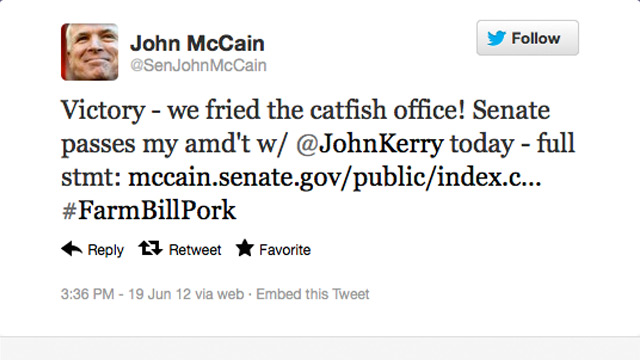 PHOTO: John McCain tweet