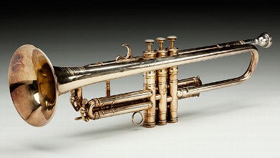 PHOTO: Louis Armstrong trumpet
