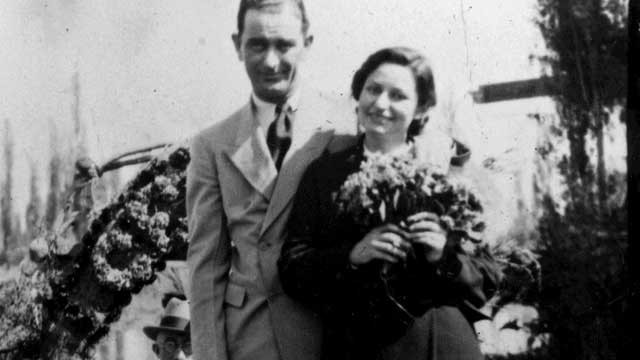 PHOTO: Newlyweds Lyndon B. Johnson and Lady Bird Johnson posing in a boat on the Floating Gardens, Xochimilco, Mexico Nov. 1934.
