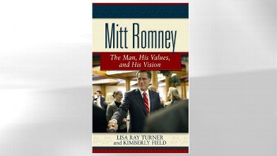 PHOTO: The cover for the book "Mitt Romney: The Man, His Values, and His Vision" is shown.