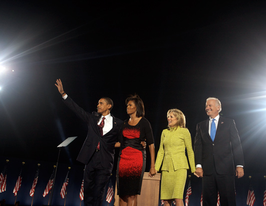 Behind the Scenes with Obama on Election Night