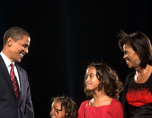 Behind the Scenes with Obama on Election Night 
