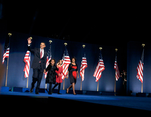 Behind the Scenes with Obama on Election Night 