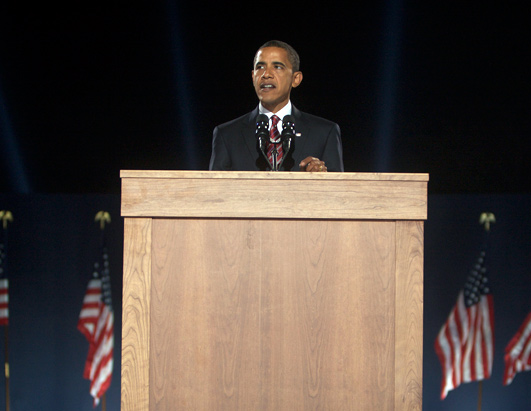 Behind the Scenes with Obama on Election Night