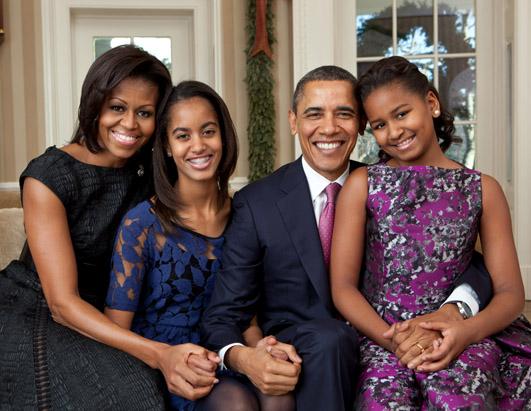 US President family portraits