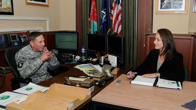 PHOTO: Gen. David Petraeus and biographer Paula Broadwell are shown in this undated photo.