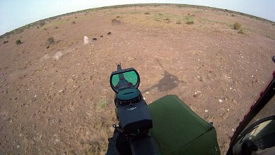 PHOTO: A new Texas law, the "pork chopper" law, allows hunters to shoot wild hogs from helicopters, giving land owners a new, cheaper way to fight the state?s feral hog over-population problem.