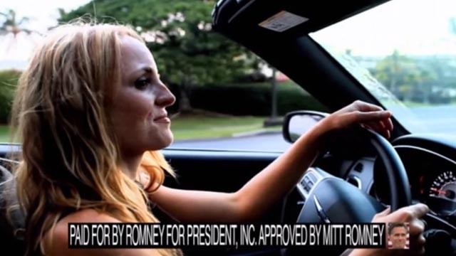 PHOTO: Mitt Romney's ad 'Who Will Do More?' challenges President Obama on the auto bailout in Ohio.