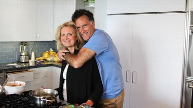 PHOTO: Mitt Romney wished everyone a Happy Thanksgiving along with his wife Ann in this photo he posted on his Facebook page.