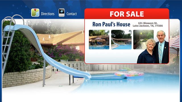 PHOTO: Ron Paul's home for sale