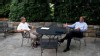PHOTO: President Barack Obama meets with Speaker of the House John Boehner on the patio near the Oval Office on July 3, 2011.