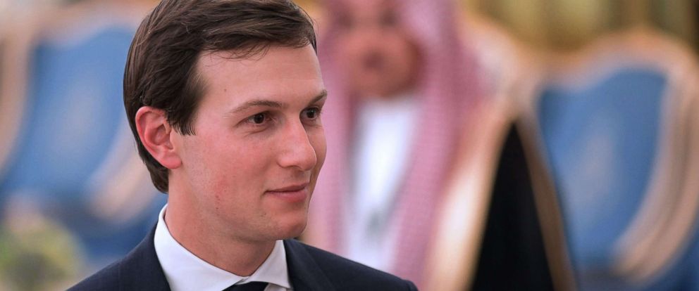 PHOTO: Jared Kushner is seen at the Royal Court after US President Donald Trump received the Order of Abdulaziz al-Saud medal in Riyadh, Saudi Arabia on May 20, 2017.