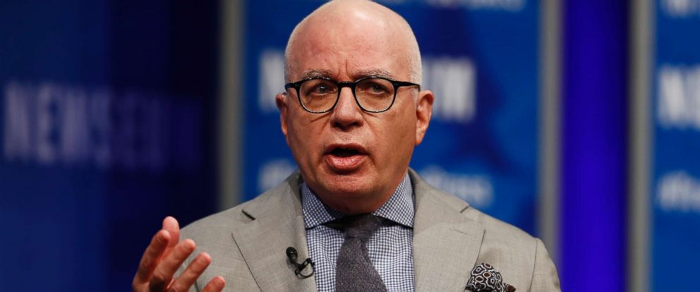 PHOTO: Michael Wolff of The Hollywood Reporter speaks at the Newseum in Washington, April 12, 2017.