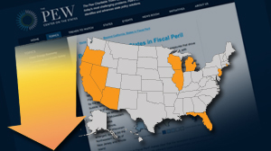 Top Ten States in Fiscal Peril
Pew Report: State Budget Deficits ?Wreaking Havoc? on Americans