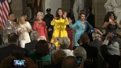 VIDEO: House Minority leader cut a rug with lawmakers at event honoring Rep. John Dingell.