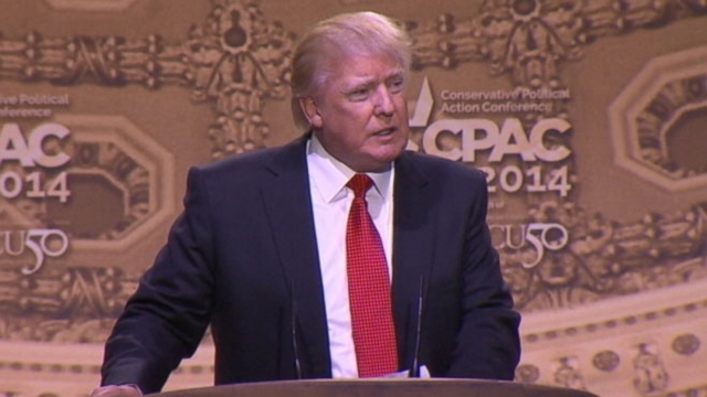 Real Estate mogul referred to the former president as the "late, great Jimmy Carter" in his CPAC speech.