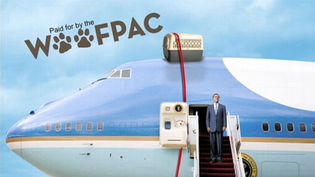 VIDEO: Obama unveils a new GOP attack ad aimed at the presidential pooch.