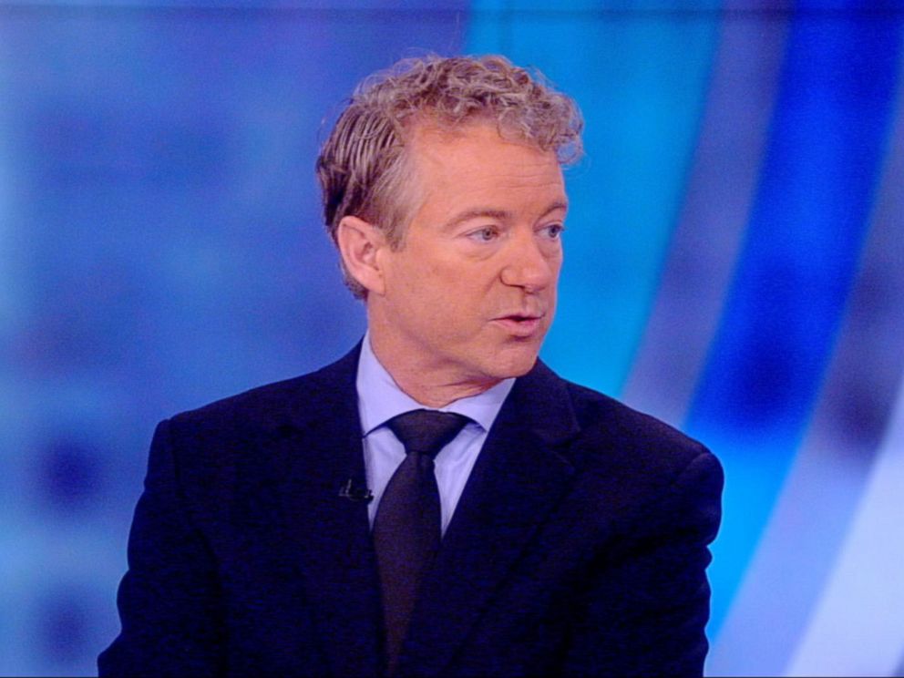PHOTO: Sen. Rand Paul appears on The View, Feb. 2, 2018.