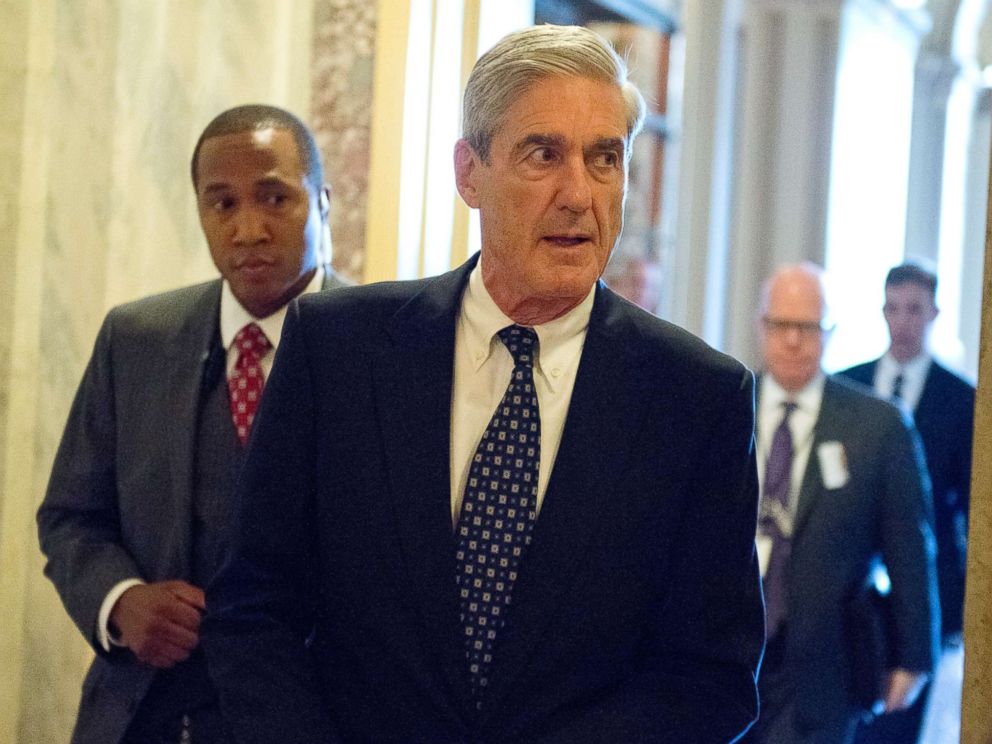 PHOTO: Special Counsel Robert Mueller departs the United States Capitol following his closed-door meeting with top members of the U.S. Senate Committee on the Judiciary in Washington, D.C., June 21, 2017.