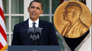 Obama Accepts Nobel Peace As a Call for Action