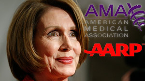 The AARP and AMA expected to endorse Nancy Pelosi?s health care plan