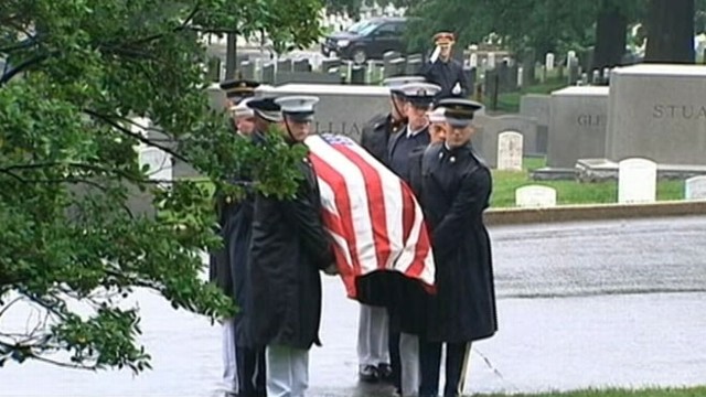 VIDEO: WW II veteran who served in the U.S. Senate was laid to rest at Arlington National Cemetery.