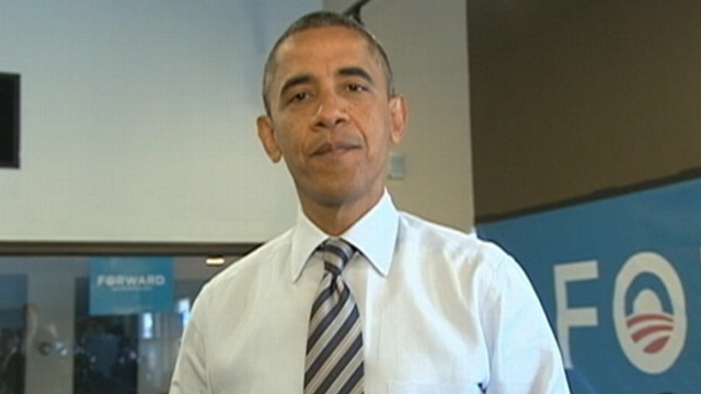 VIDEO: The president is confident his ticket will win despite polls showing a close race.