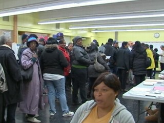 Watch: Long Voting Lines in NYC
