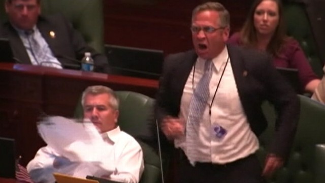 VIDEO: Rep. Mike Bosts tirade on the House floor came during debate over a bill.