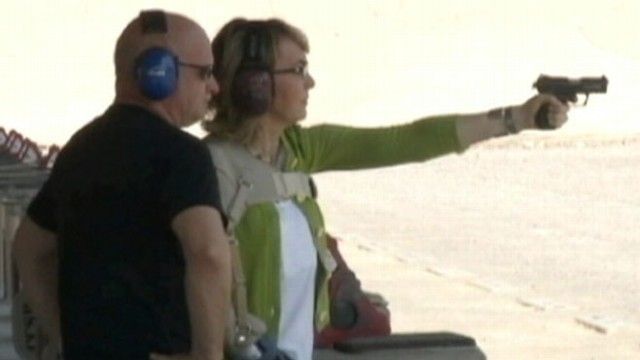 VIDEO: Gabrielle Giffords and Mark Kelly launch tour to push for expanded background checks.
