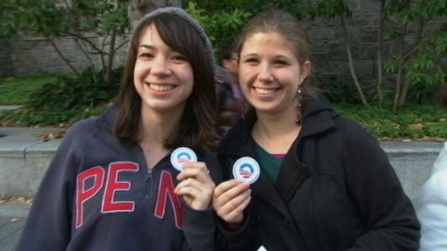 VIDEO: Younger voters like Obama, but lack excitement.