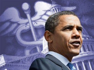 President Obama's holding the line at an even division in public views on health care reform, boosted by support for two key elements - a personal mandate and a public option - and aided by continued weakness in the opposition party.