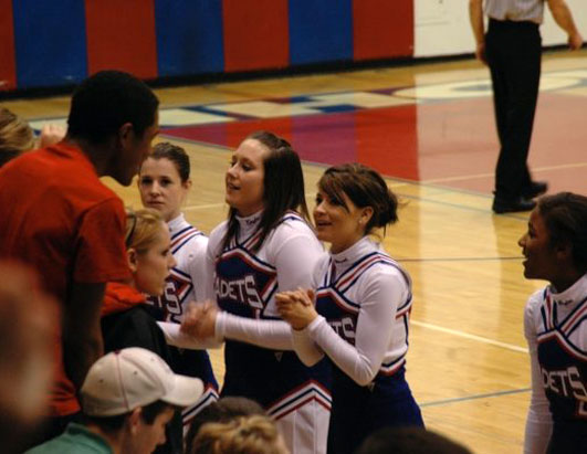 Hannah, a cheerleader at Eisenhower High School in Yakima, Wash., 