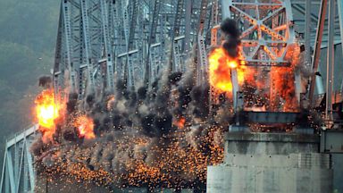 PHOTO: Old U.S. 421 Madison-Milton Bridge brought down with explosives
