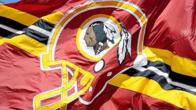 PHOTO: A Washington Redskins flag flies at FedExField in Landover, Md., Sept. 22, 2013.