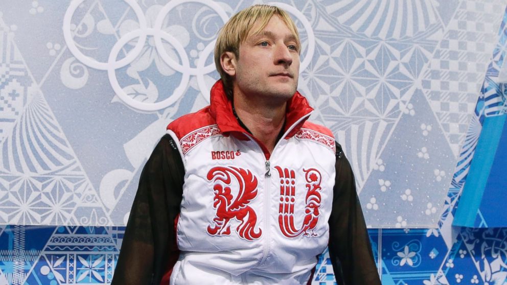 PHOTO: Evgeni Plushenko of Russia sits after competing in the mens team free skate figure skating competition at the Iceberg Skating Palace during the 2014 Sochi Winter Olympics, Feb. 9, 2014, in Sochi, Russia.