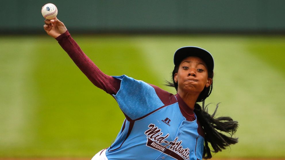 Mone Davis Pitches Shutout in Little League World Series - ABC News