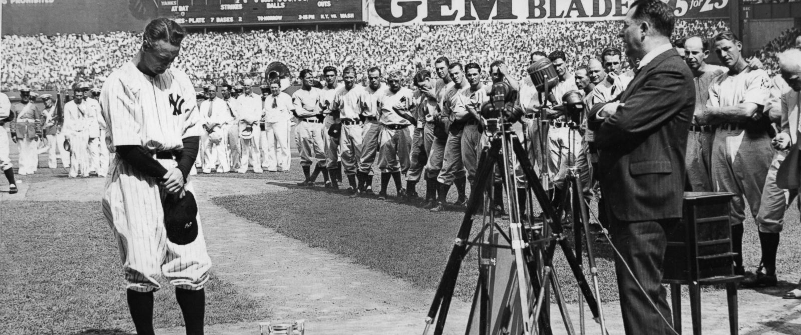 Lou Gehrig's Famous Speech Recreated by MLB Stars ABC News