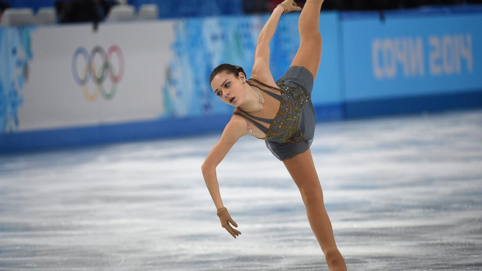 PHOTO: Adelina Sotnikova of Russia performs in the womens figure skating free program at the Iceberg Skating Palace during the Sochi Winter Olympics, Feb. 20, 2014.