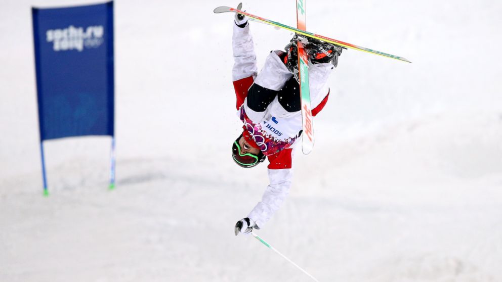 PHOTO: Alex Bilodeau of Canada competes in the Mens Moguls Finals on day three of the Sochi 2014 Winter Olympics at Rosa Khutor Extreme Park in Sochi, Russia, Feb. 10, 2014.