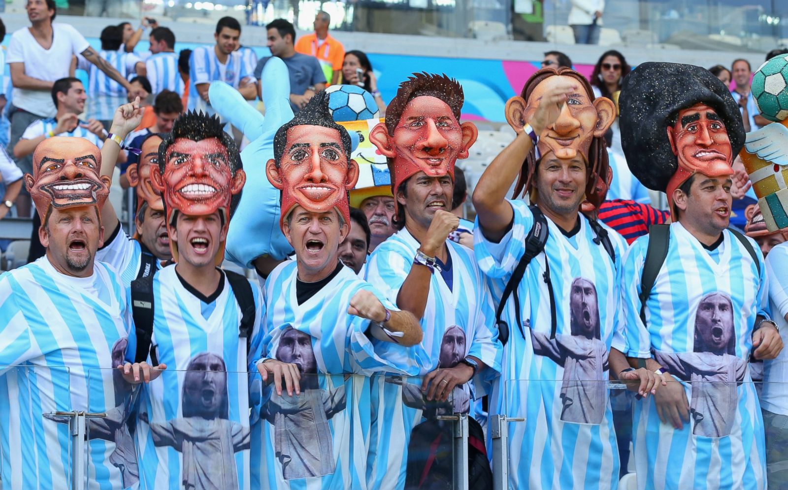 est100 一些攝影(some photos): Argentine soccer fans, 2014 FIFA World Cup