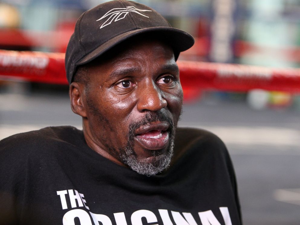 PHOTO: <b>Roger Mayweather</b> speaks to reporters at the Mayweather Boxing Club in <b>...</b> - RT_Roger_Mayweather_ml_150430_4x3_992