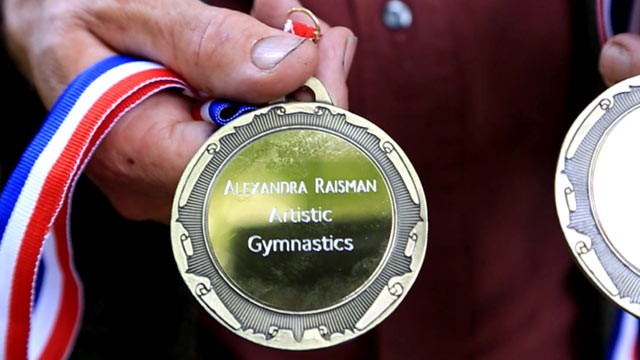 PHOTO: Dave Mitchell goes to his local trophy shop in Derbyshire, England, to create and mail fourth place Olympics medals out to athletes who almost made it onto the podium.