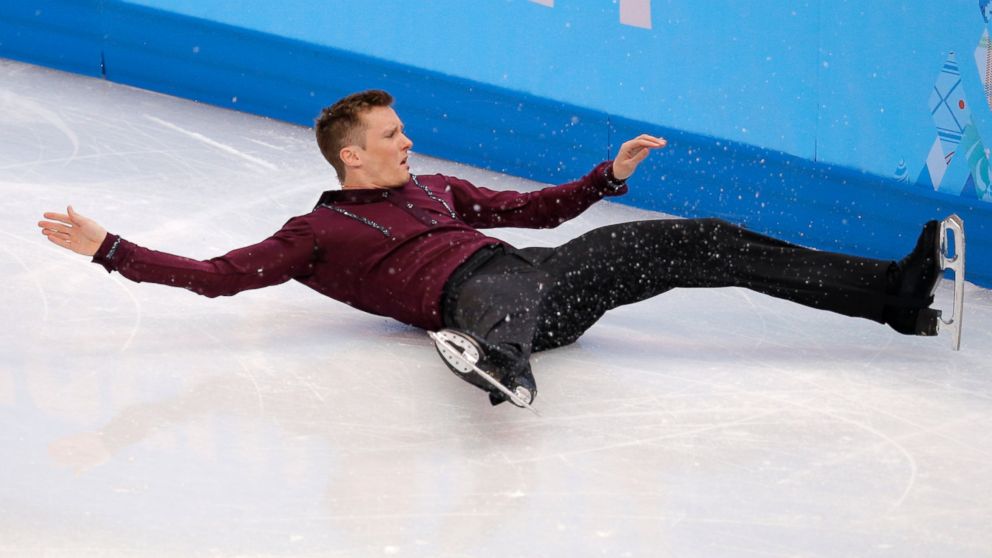 US Skater Bounces Back From Big Fall 