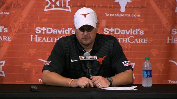 Texas Coach Tom Herman Says Miscues In Opening Loss Are Fixable Abc News
