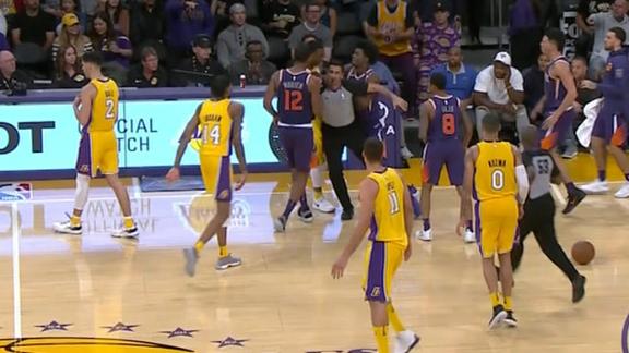 Image result for Teammate spoke to Lonzo Ball about walking away from “fight”