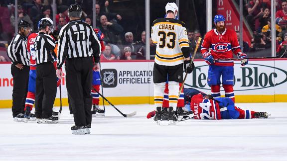 Danault suffers head injury in Habs shootout loss to the Bruins Danault suffers head injury in Habs shootout loss to the Bruins